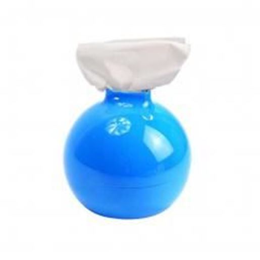 图片 Nice Pumping Tray Office Toilet Living Room Tissue Box Holder Cover Blue