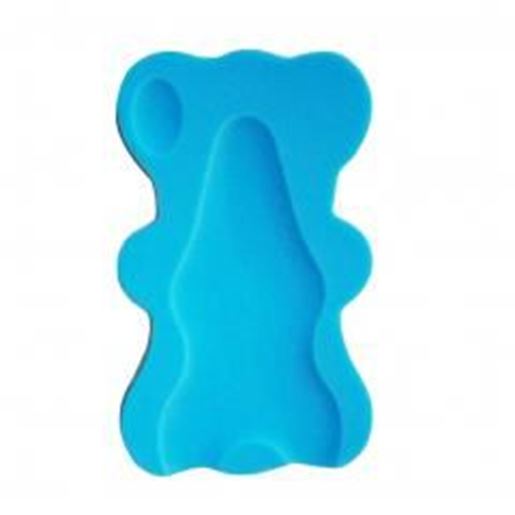 Foto de Newborn Baby Bath Sponge Soft Anti-slip Bathing Mat-Blue