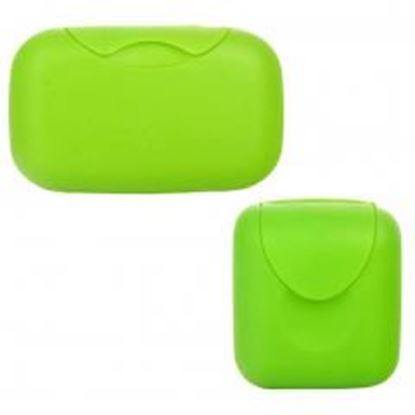 图片 2 Travel Soap Dish Holder/Candy Box For Bathroom & Kitchen-Green