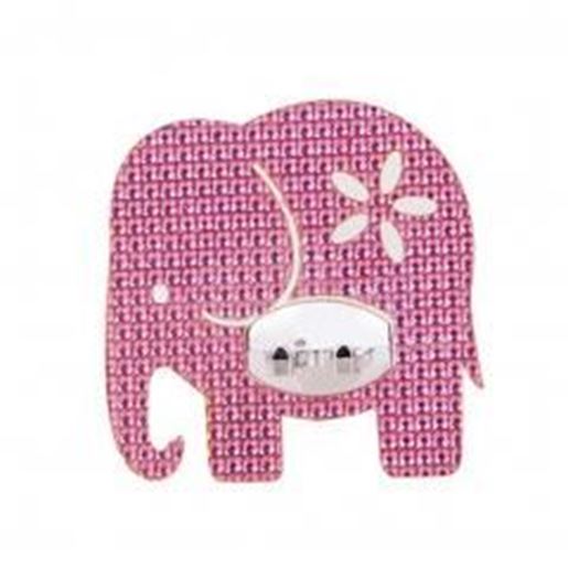 Picture of Set of 3 Creative Cute Elephant Shaped Toothbrush Toothpaste Holder Hook for Kids, B