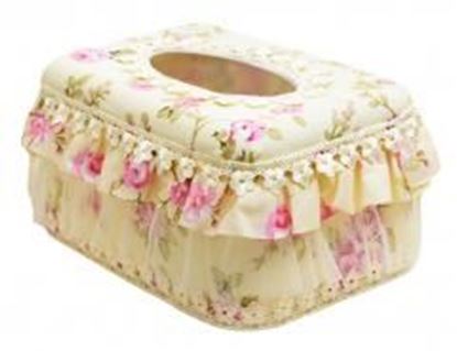 图片 Creative Rural Lace Tissue Box Fashion Medium Holders-C