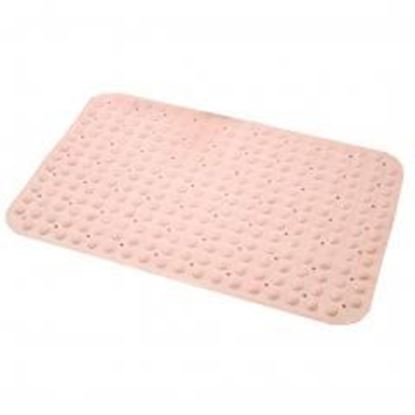 Picture of Anti-Slip Anti-Bacterial Baby Safety Bath Mat Bathtub Mat, 14" W x 28" L,Pink