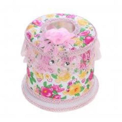 Foto de Tissue Box Cover European Pastoral Lace Decorative Tissue Box #7