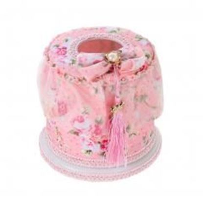 Foto de Fashion Home Volume Tissue Box Pastoral Style Tissue Box Pink