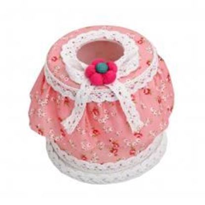 图片 European Style Home Volume Tissue Box Pastoral Style Tissue Box Pink