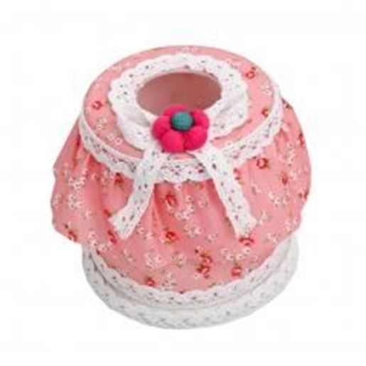 Foto de European Style Home Volume Tissue Box Pastoral Style Tissue Box Pink