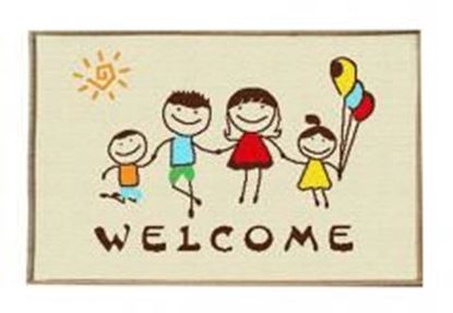 图片 Happy Family Welcome Outdoor and Indoor Doormat Mats