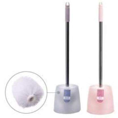 Foto de 2 Packs multifunctional Cleaning Dirt Brushes Household Cleaning Sponge Brushes(Pink)