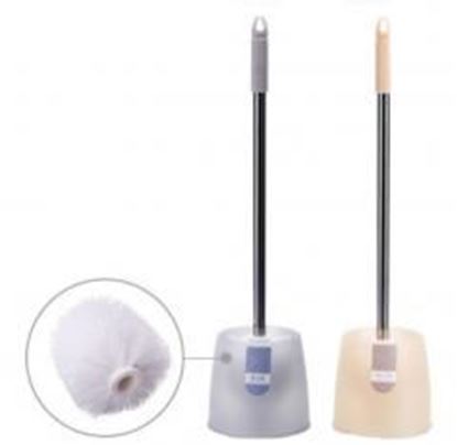 Foto de 2 Packs Bathroom Cleaning Dirt Brushes Durable Toilet Brushes(Black+White)