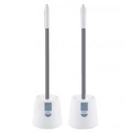 Foto de 2 Packs Bathroom Cleaning Dirt Brushes Durable Toilet Brushes(Blue)