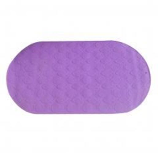 图片 Silicone Bathroom Anti-slip Mat Toldder Bathtube Mat -Purple