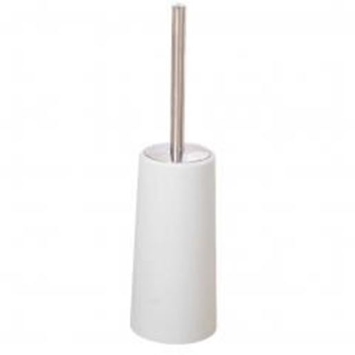 Picture of Home/ Hotel Toilet Brushes with Tall Bowl Holder - White