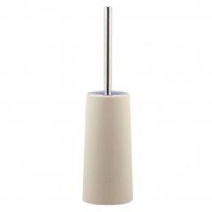 Picture of Home/ Hotel Toilet Brushes with Tall Bowl Holder - Khaki