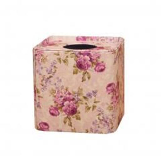 Foto de Tissue Box  European Style Reel Tissue Box Iron Napkin Box Pink Flower