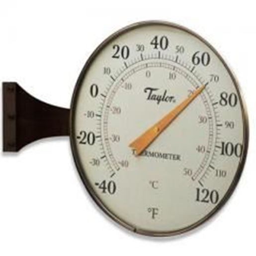 Picture of 8.5" Dial Thermometer Bronze