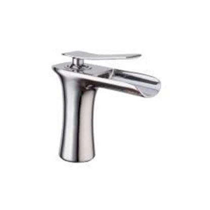 Picture of Fyeer Single Handle High Quality Waterfall Brass Basin Faucet: Free Shipping Fyeer Single Handle High Quality Brass Basin Faucet