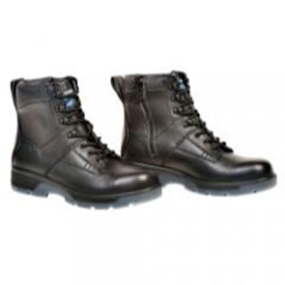 Foto de Redback Boots Black 6" Lace-up Side Zipper Composite Toe Boot, Size 7