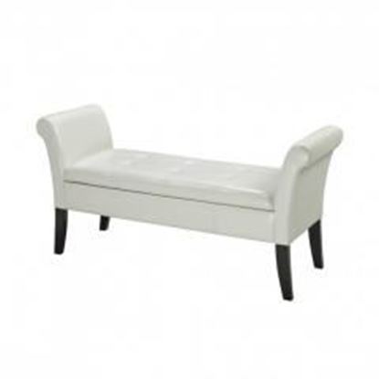 Picture of Bench W/Storage-White