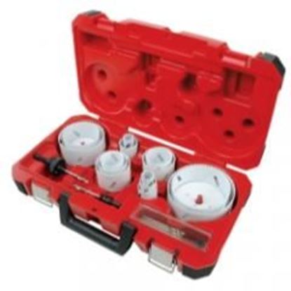 图片 Milwaukee 19-Piece Hole Dozer Master Electrician's Ice Hardened Hole Saw Kit