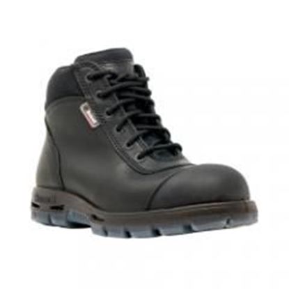 图片 Redback Boots Sentinel HD Blk Lace Steel Toe Side Zip Cap, Size 10UK