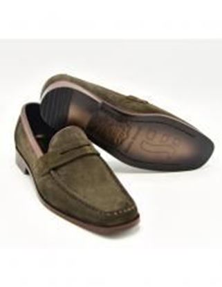 Studio Empoli Classic Suede Penny Loafer - Brown 9 