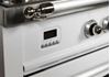 ILVE 36" Nostalgie Series Freestanding Single Oven Dual Fuel Range with 5 Sealed Burners and Griddle in White