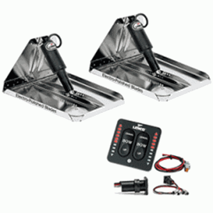 图片 lenco-12"-x-12"-heavy-duty-performance-trim-tab-kit-w/led-indicator-switch-kit-12v