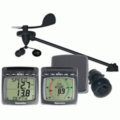 Foto de raymarine-wireless-wind,-speed-&-depth-system-w/triducer