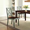 Foto de Better Homes & Gardens Maddox Crossing Dining Chairs, Set of 2, Antique Sage