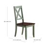 图片 Better Homes & Gardens Maddox Crossing Dining Chairs, Set of 2, Antique Sage