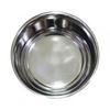 Spacious Stainless Steel Pet Bowl Bonded Fusion Pink Base By