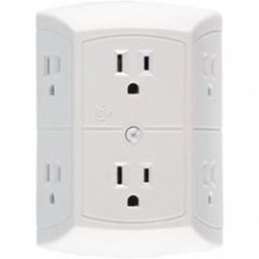 图片 Ge 6-outlet In-wall Adapter