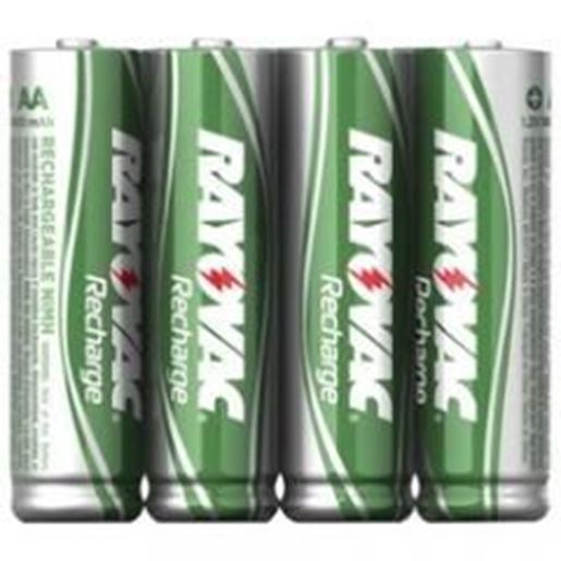 图片 Rayovac Ready-to-use Rechargeable Nimh Batteries (aa; 1,350mah; 4 Pk)