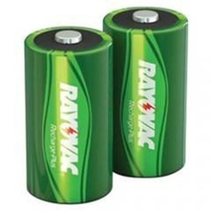 Foto de Rayovac Ready-to-use Rechargeable Nimh Batteries (d; 2 Pk; 3,000mah)