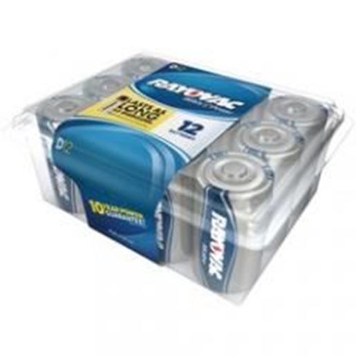 Foto de Rayovac Alkaline Batteries Reclosable Pro Pack (d, 12 Pk)