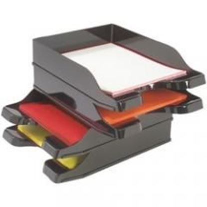 Picture of Deflecto Docutray Multidirectional Stacking Tray, 2 Pk