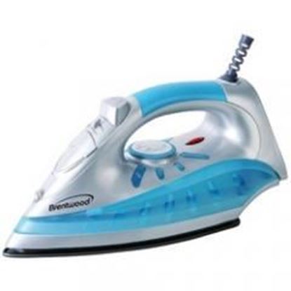 Picture of Brentwood Nonstick Steam And Dry, Spray Iron With Silver Finish