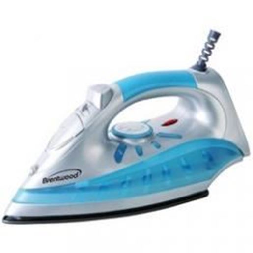 Foto de Brentwood Nonstick Steam And Dry, Spray Iron With Silver Finish