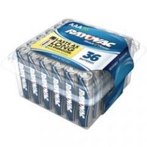 图片 Rayovac Alkaline Batteries Reclosable Pro Pack (aaa, 36 Pk)