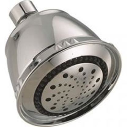 Foto de Delta Faucets Universal Fixed 5-Setting Traditional Shower Head, Satin Nickel