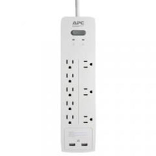 图片 Apc Home Office Surgearrest 8-outlet Power Strip With 2 Usb Charging Ports