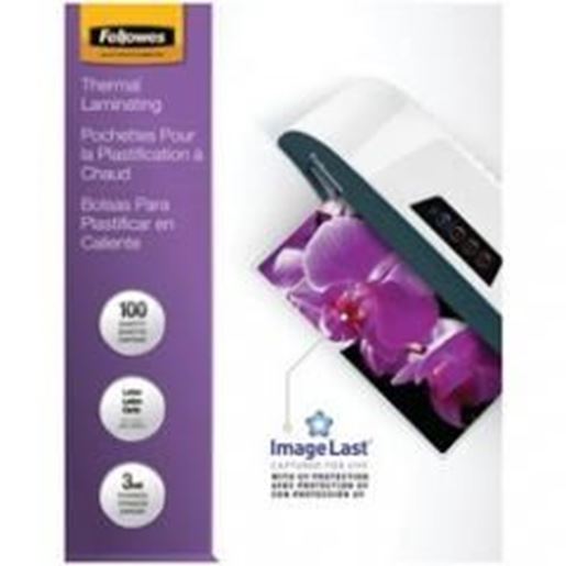 图片 Fellowes Letter Laminating Pouches, 100 Pk (3mil)