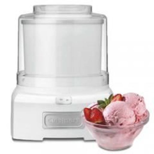 Picture of Cuisinart ICE-21FR 1.5 Quart Frozen Yogurt/Ice Cream Maker - White Refurbished