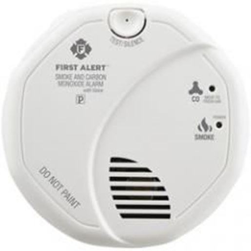 Foto de First Alert Combination Smoke &amp; Carbon Monoxide Alarm With Voice &amp; Location