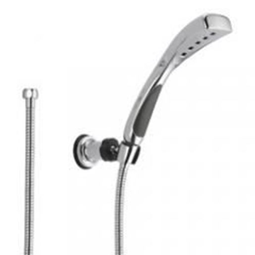 图片 Delta Faucet 55411 H2Okinetic Adjustable Wall-Mount Hand Shower Chrome