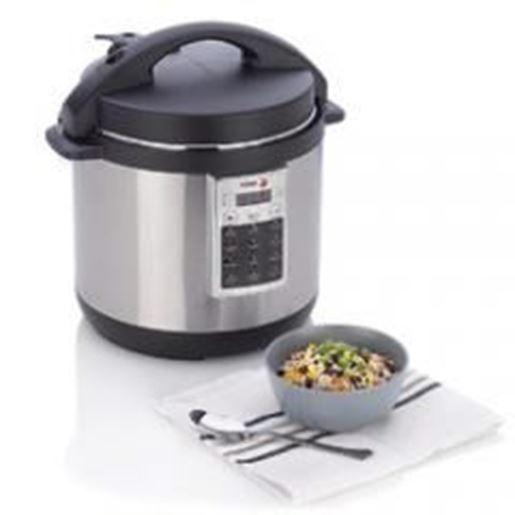 Picture of Fagor Premium 6-Quart Electric Pressure Rice Multi Cooker - Silver