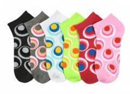 Adults Wholesale Assorted Colored Ankle Socks (9-11) Case Pack 144
