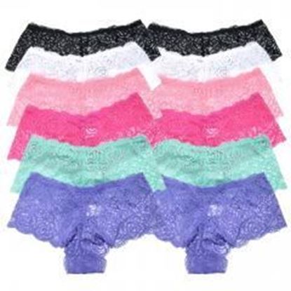 Floral Lace Cheeky Boxers Case Pack 144