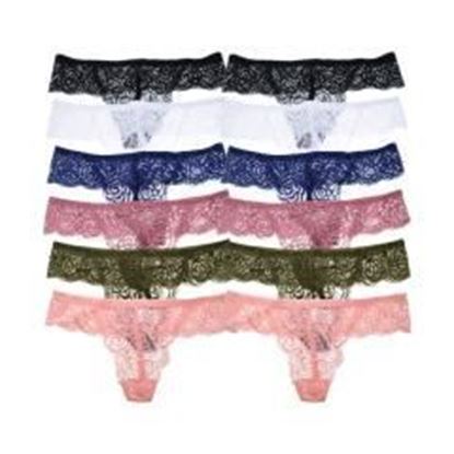 Floral Lace G-String Panties Case Pack 144