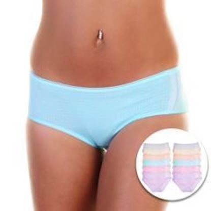 Hiphugger Panty with Lace Trim - Assorted Case Pack 144